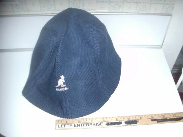 KANGOL DARK BLUE BUCKET HAT  65%POLYESTER,​35%COTTON