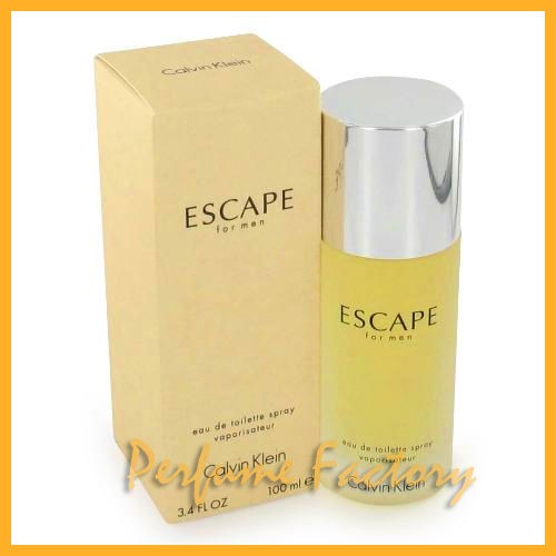 ESCAPE FOR MEN * CALVIN KLEIN * COLOGNE 3.4 EDT * nib