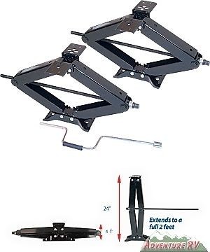 RV Camper Scissor Stabilizer Jacks Lifetime Warranty