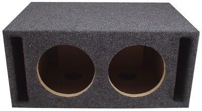 CAR AUDIO DUAL 15 SLOT PORTED STEREO LABYRINTH SUB BOX SPEAKER 