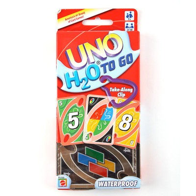 NEW MATTEL UNO H2O   WATER PROOF UNO