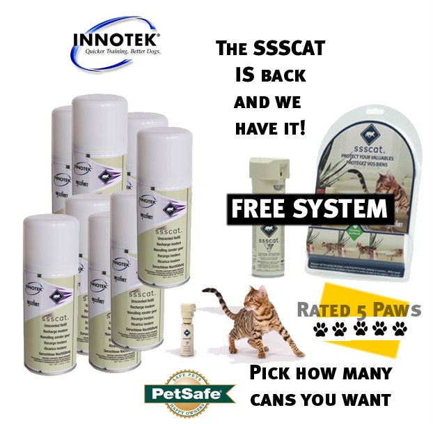 PetSafe KIT19005 SSSCat Cat Control System with multiple refills