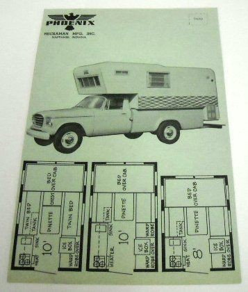 Phoenix c. 1960s Camper RV Sales Brochure