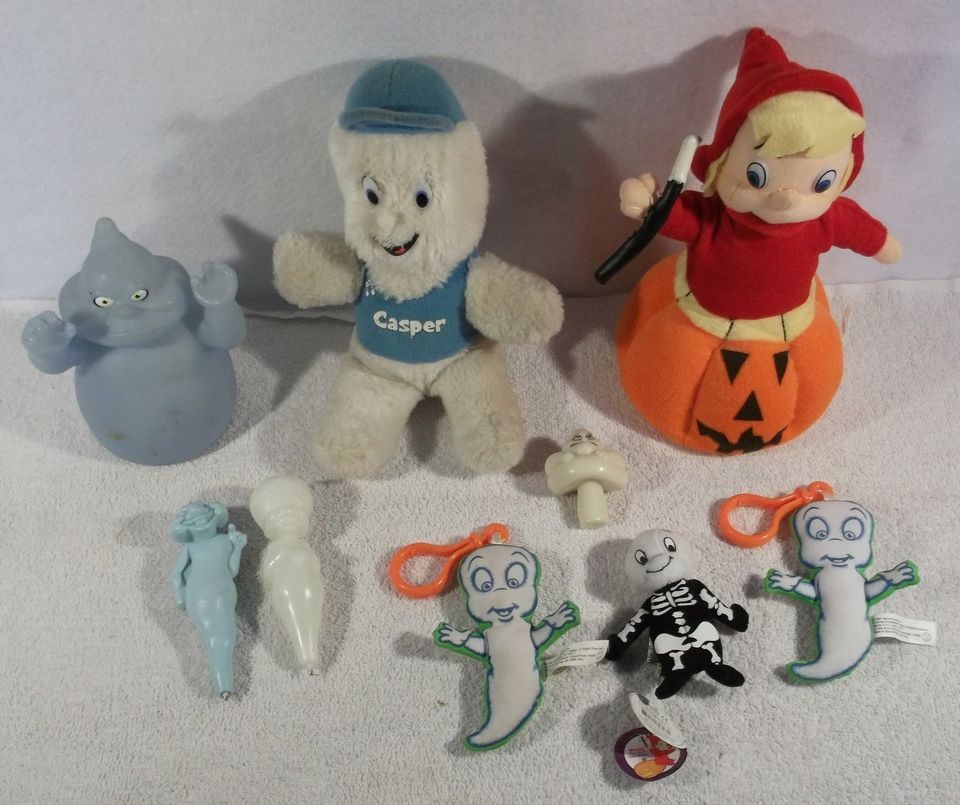 Large lot of Casper the friendly ghost wendy the good witch toys 