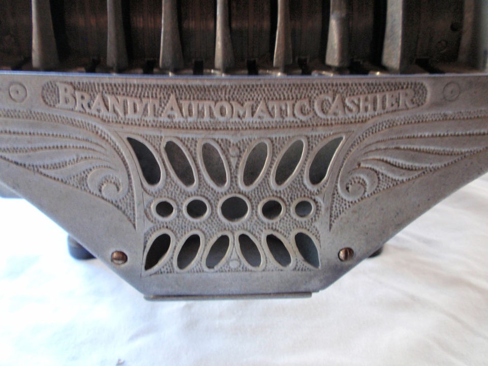 EARLY 1900S BRANDT AUTOMATIC CASHIER COIN MACHINE