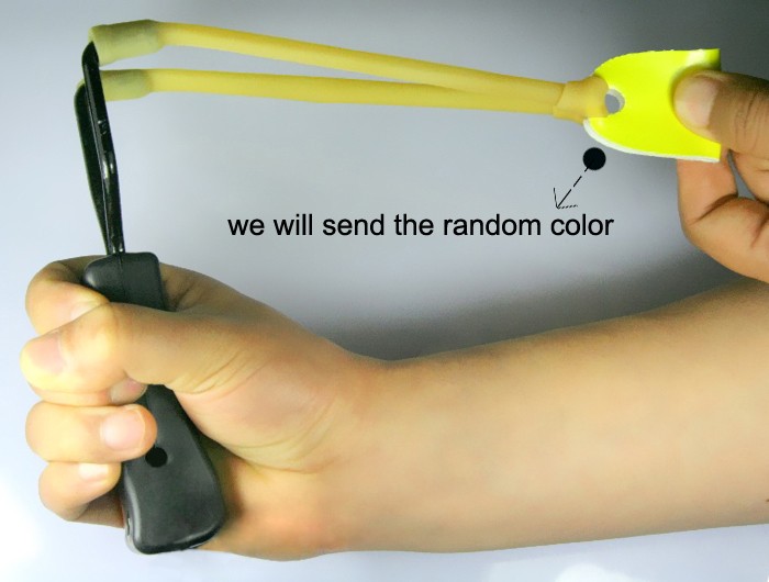 Outdoor slingshot wrist support handle catapult hunting