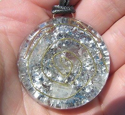 Aura Expansion Healer and Protector Orgone Crystal Healing Pendant*~