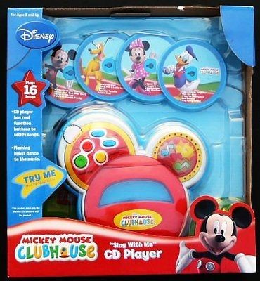 Disney Mickey Mouse Clubhouse Sing with Me Cd Player