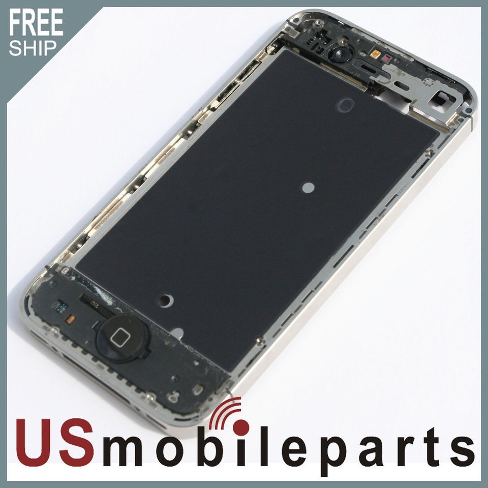 iphone 4 CDMA Verizon Sprint chrome bezel frame chassis plate assembly 