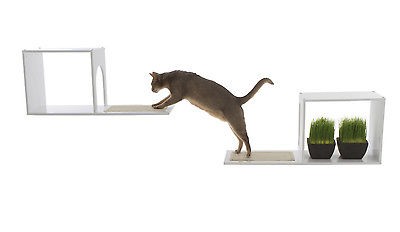 SOPHIA WALL MOUNTED CAT TREE   WHITE    IN THE U.S. ONLY