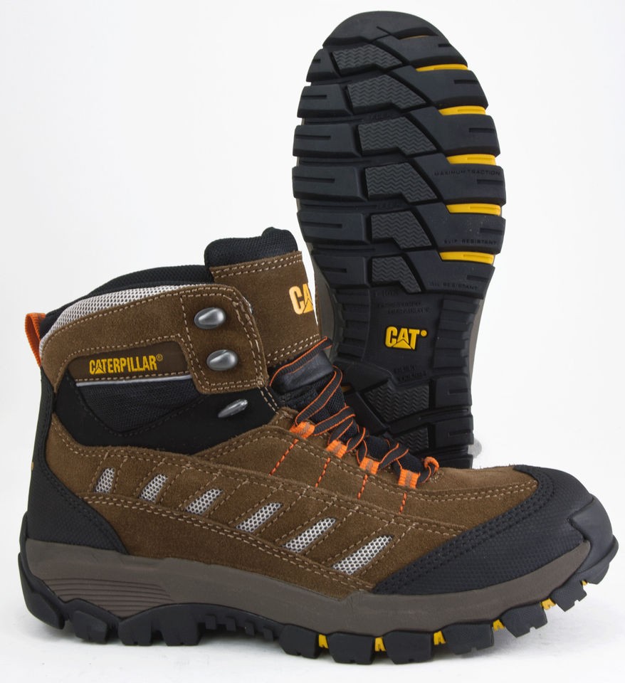 CATERPILLAR SENSOR HI NON STEEL TOE P73829 BROWN/PEAT NIB