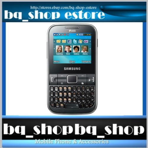 SAMSUNG C3222 CH@T CHAT DUAL SIM QWERTY Phone By Fedex