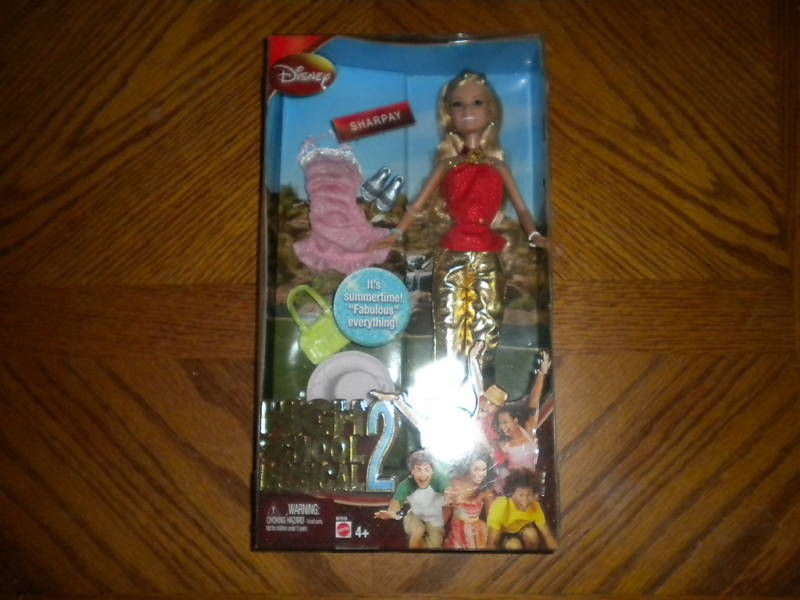 NIB Disneys High School Musical 2 Sharpay Doll New