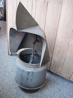 vintage roof stove pipe exhaust wind weather cover cupolas hood vent 