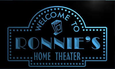 home theater neon signs