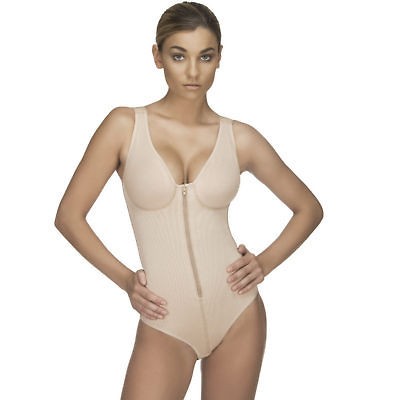 Vedette 118 Post Surgery Compression Garment Zipper Body Suit Powernet 