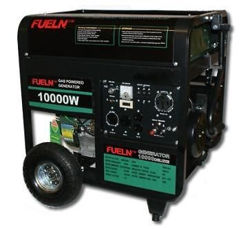   10000/8500 Watt Portable Quiet 16 HP Gas Generator w ELECTRIC START