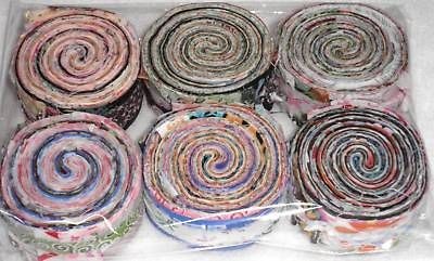   inch Cotton Fabric Strips Quilt Kit 60 strips total Rug Crochet Craft