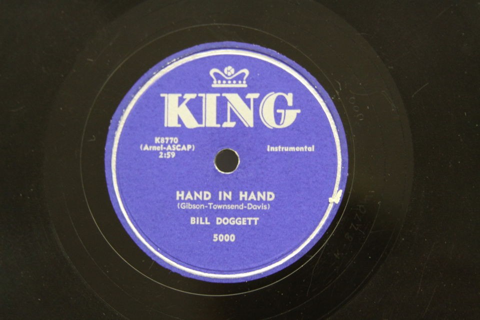 Bill Doggett Hand In Hand/Slow Walk 78 RPM on King 5000