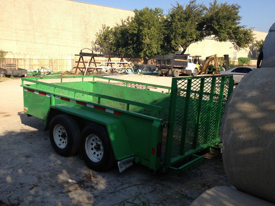 2005 Felling FT 7 12 Mulch/Landscap​ing Trailer with Ramps