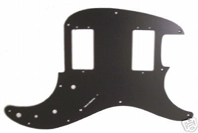 Matte black 2 humbucker pickguard fits Ibanez Blazer