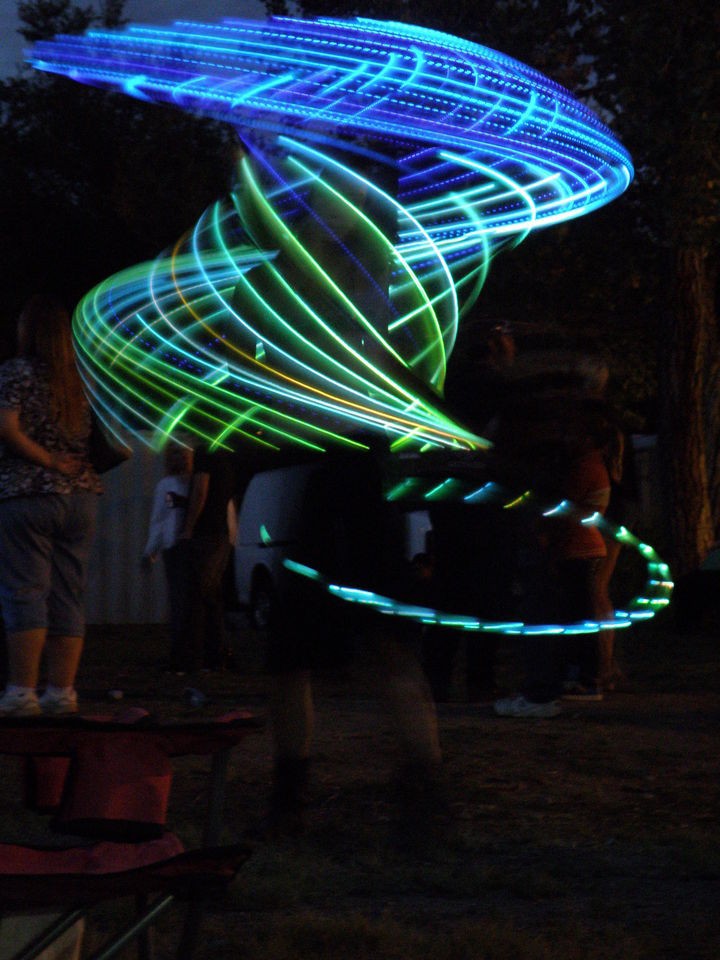 NEW HDPE LED Hula Hoop   The Phoenix   By Colorado Hula Hoops