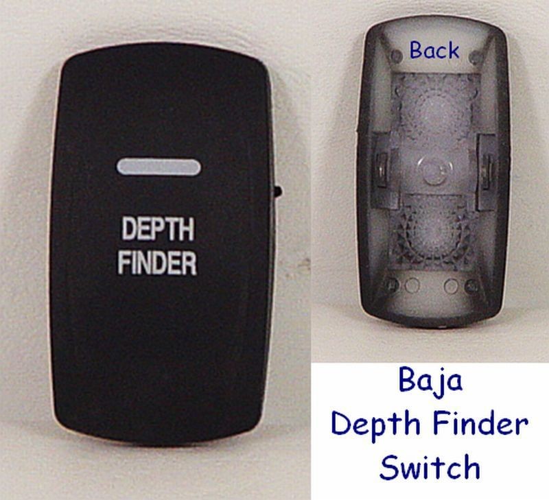 BAJA DEPTH FINDER SWITCH COVER marine boat covers