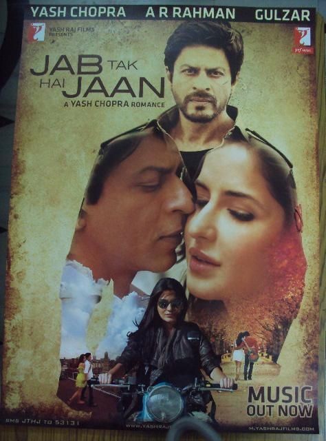   TAK HAI JAAN (SHAHRUKH KHAN, KATRINA KAIF) MOVIE POSTER   24 X 17