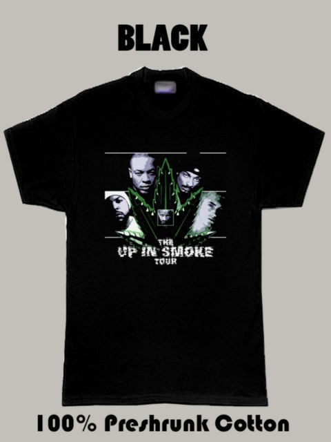 Dr Dre Eminem Ice Cube Snoop Dogg Up In Smoke Tour T Shirt
