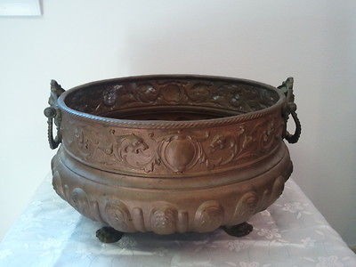 European 18th 19th Century Embossed Antique Wine Cooler