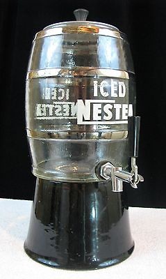 Vintage Iced Tea NESTEA Soda Fountain Advertising Dispenser Display 