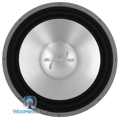   ALUMAPRO 12 SUB SVC 8 OHM SILVER CLEAN BASS SUBWOOFER SPEAKER NEW