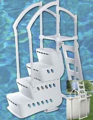 Innovaplas Biltmor Above Ground Pool Step with Ladder Entry System