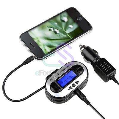   Radio FM Transmitter Accessory For  MP4 APPLE IPOD ZUNE SANSA FUZE