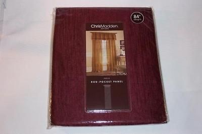 JC Penney Chris Madden Curtain Panel   India Burgundy