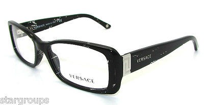 Authentic VERSACE Rx Eyeglass Frame Black 3138   883 *NEW*