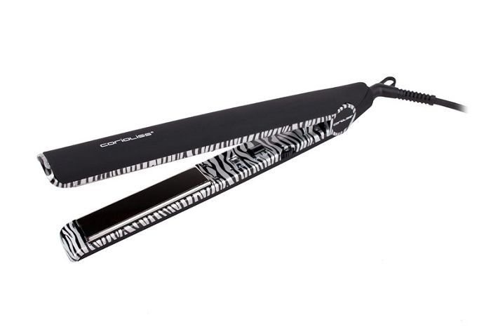   C1 Platinum Zebra Professional Titanium Hair Styler Straightener Iron