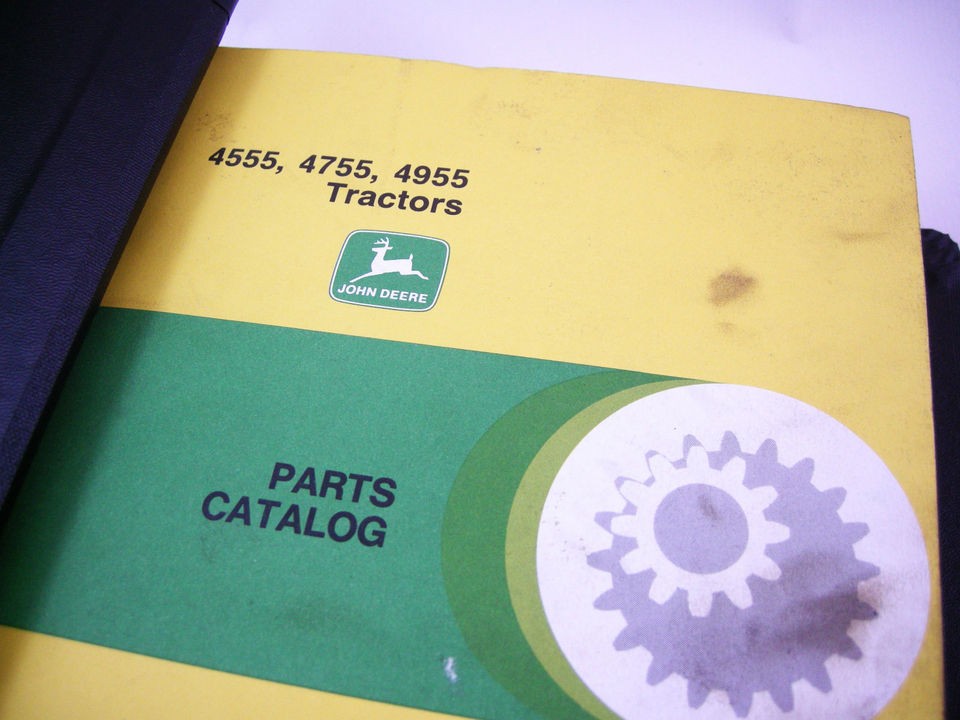 John Deere 4555 4755 4955 Tractors Parts Catalog Manual Book Original 