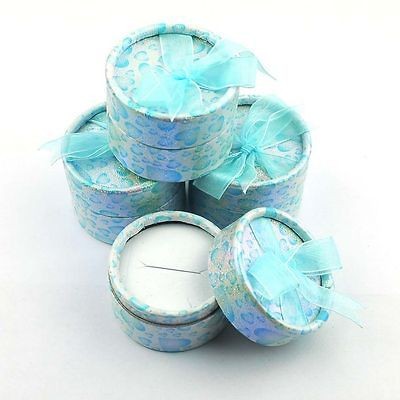   round gift package ring box jewellery box paper boxes 5.5 x 3.5cm b04