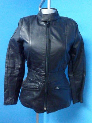 Honda Line  RACER MOTORCYC​LE LEATHER Women Coat Jacket SZ 10 