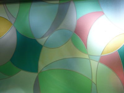 MULTI KALEIDOSCOPE INSTANT Stained Glass Window Film 6 ROLL