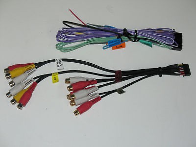 Kenwood KVT 516,KVT516 Power Speaker, RCA Cable Harness