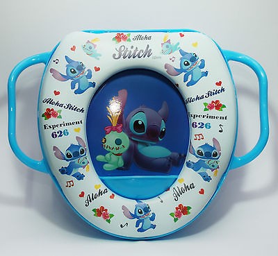 DISNEY BABY POTTY TRAINING SEAT CARS TOY STORY STICH PRINCESS MICKEY 