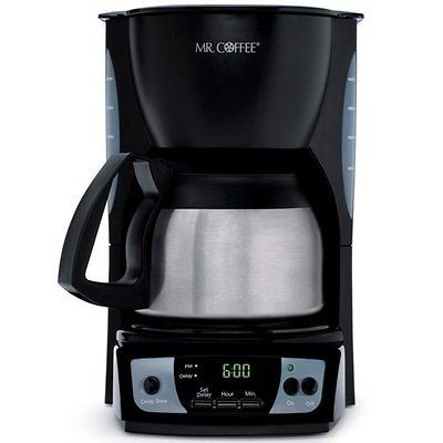 Mr. Coffee CGX9   5 Cup Black Programmable Coffee Maker