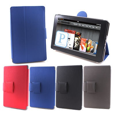   Fit Flip Folio Hard Canvas Case Cover Stand for  7 Kindle Fire