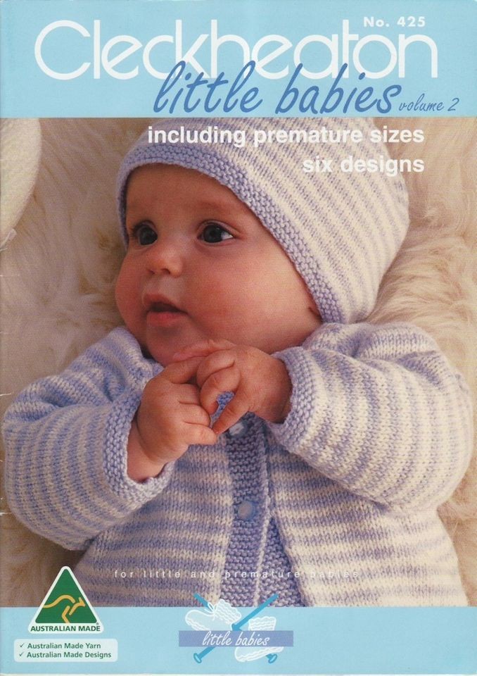   Little Babies Vol 2 Including Premature Sizes 6 Knitting Patterns Bk