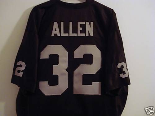 MARCUS ALLEN FOOTBALL JERSEY OAKLAND RAIDERS 2XL