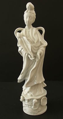 HOMCO Asian Woman Kwan Yin MOTHER of MERCY White Porcelain #1426 12