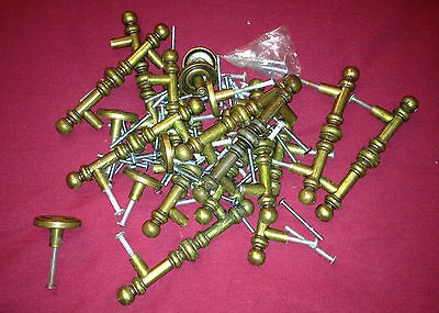 Brass Scrap Metal (Knobs & Handles w/ steel screws) 4lbs.