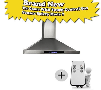   Stainless Steel 30 Wall Mount Range Hood Stove Vent AK P B02 30